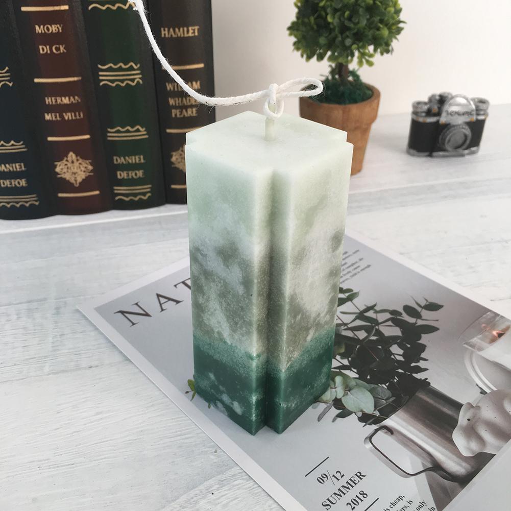 Candle Mold Silicone Mould DIY Handmade Crafts Candle Making Clay Resin Molds Aromatherapy Plastic Candle Mold Home Decoration