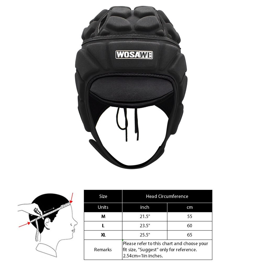 Women Men Goalkeeper Helmet Football Soccer Baseball Head Guard Protector with Sunshade Visor Football Goalkeeper Helmet Sport