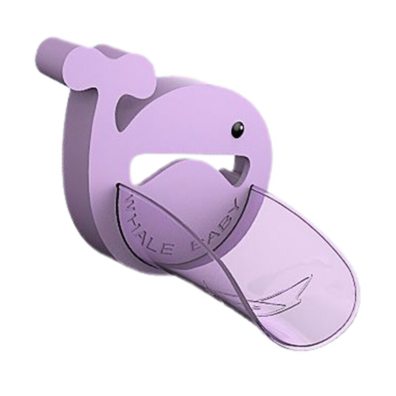 Kids Hand-Washing Solution Tools Faucet Handle Extender Set Cartoon Whale Extend Sink Handle Faucet Spout for Child: BB9030PP