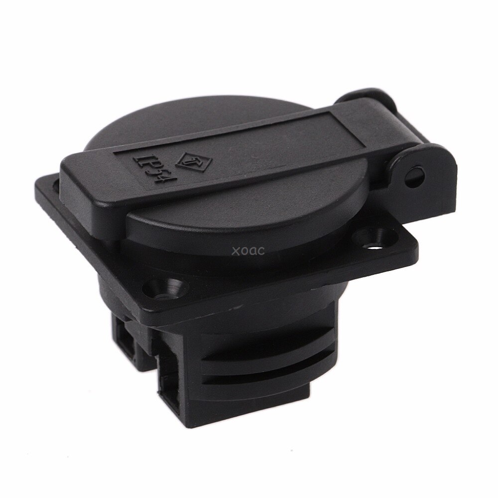 AC 250V 16A German Standard Power Outlet Single Plug Waterproof Wall Socket M30