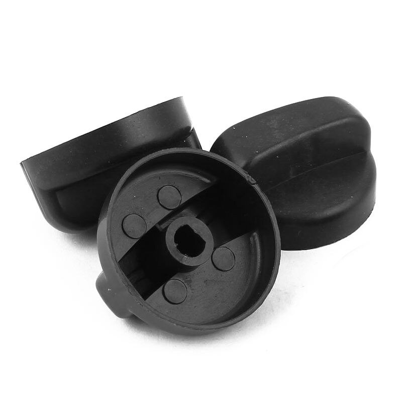 Keuken 44 Mm Diameter Plastic Zwarte Knop Switch Voor Gaskookplaat 4