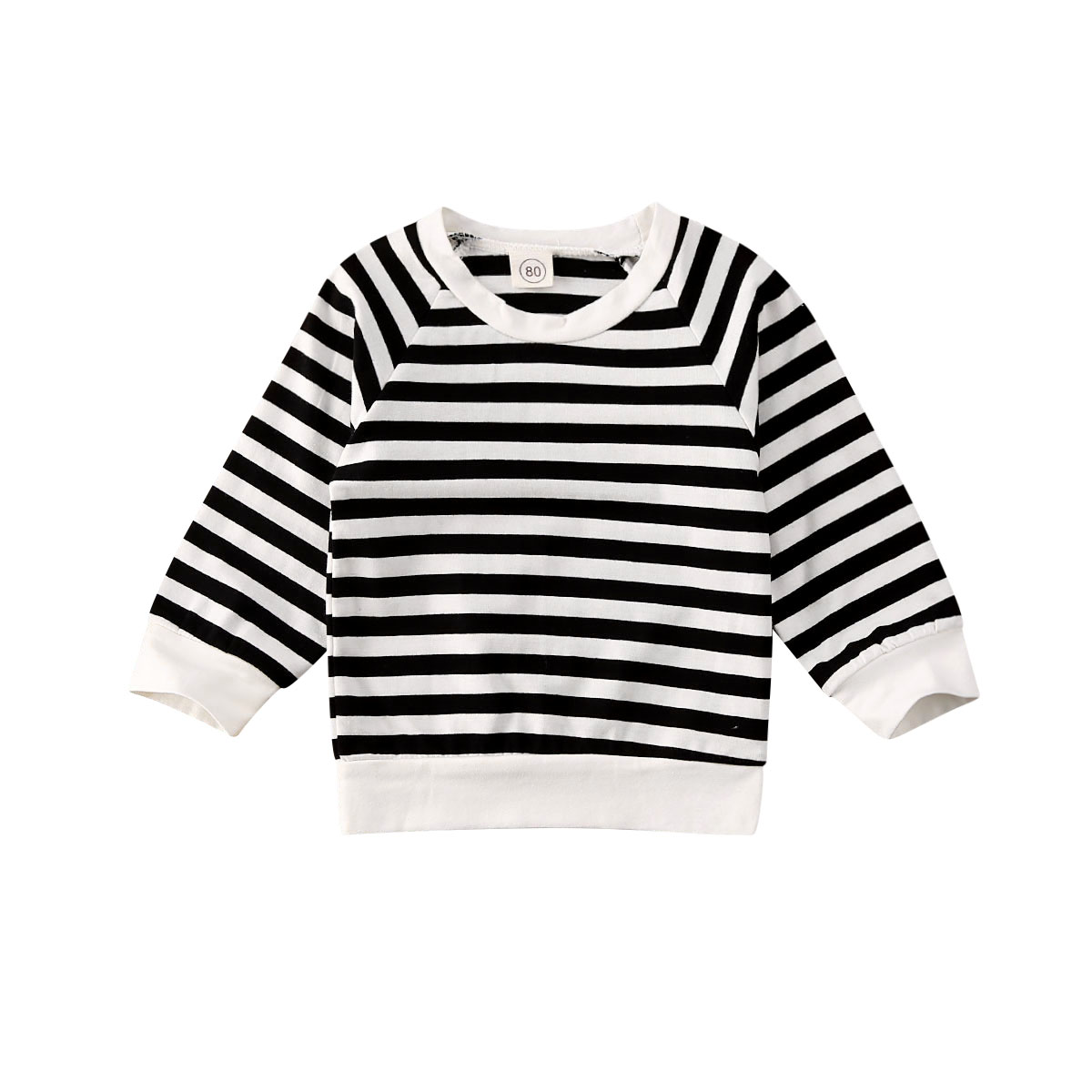 Vêtements d'automne et d'hiver pour bébés | Haut rayé, pour bébés garçons et filles de 6M-4Y, pull à manches longues, une pièce, 2 couleurs
