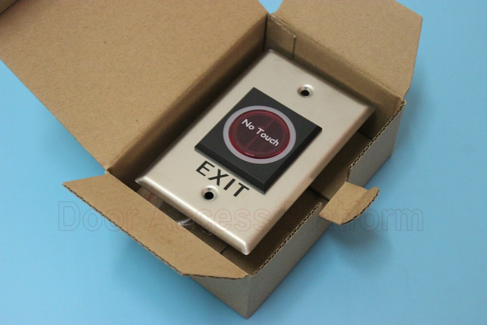 Touchless Release button Exit, No Touch Push Button For Access Control system, Door Locker