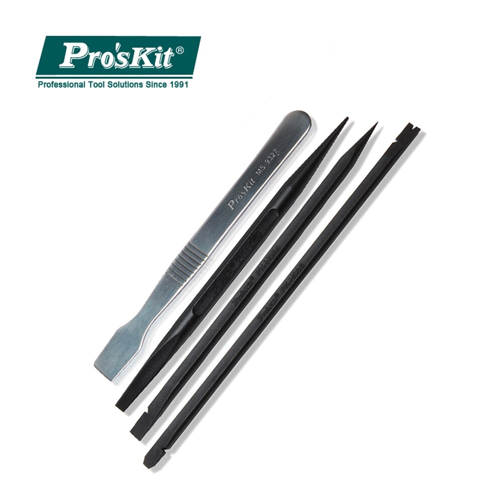 Pro&#39;skit MS-3176 4PCS Metal Disassemble Set Mobile Laptop Teardown Screen Repair Kit Auxiliary Tools For Open The Housing