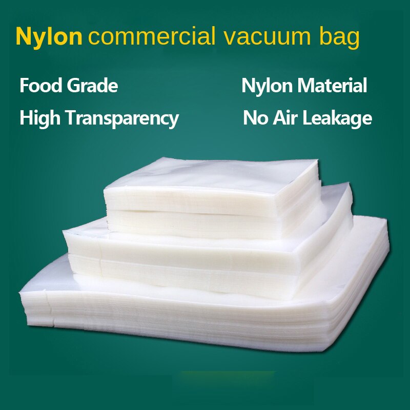 Vacuüm Zakken Nylon Pa Vacuum Seal Bag Extra Dikke 0.32Mm Commerciële Voedsel Opslag Vacuüm Sealer Zakken Voedsel Verpakking Zak grote Maat