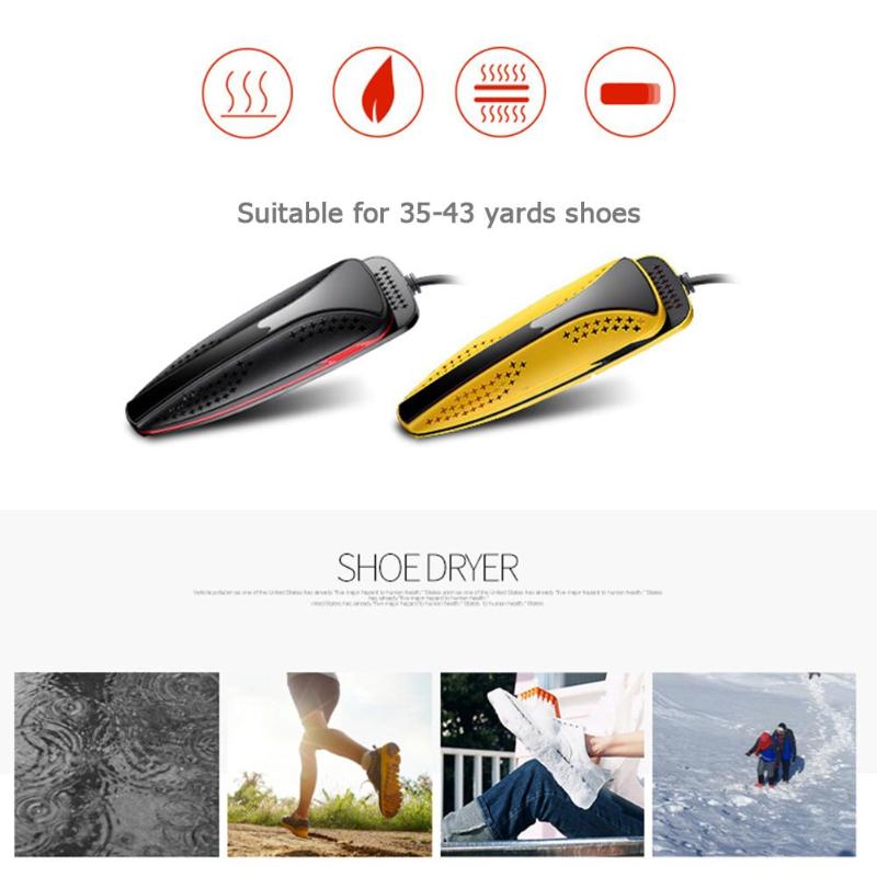 20W UV Shoes Dryer Ultraviolet Rays Shoes Sterilization Dryer Foot Protector Deodorant Dehumidify Device Shoes Drying Machine