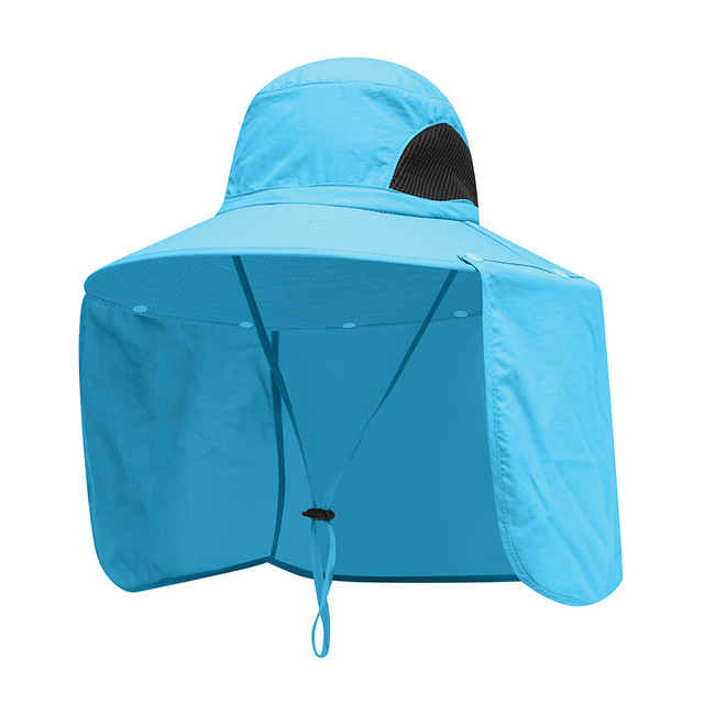 Schnell trocknender Fischerhut für Herren, UV-Nackenschutz, Sonnenschutz, draussen, atmungsaktives Gittergewebe, Wandern, Angelkappen, Sommer: verrotten