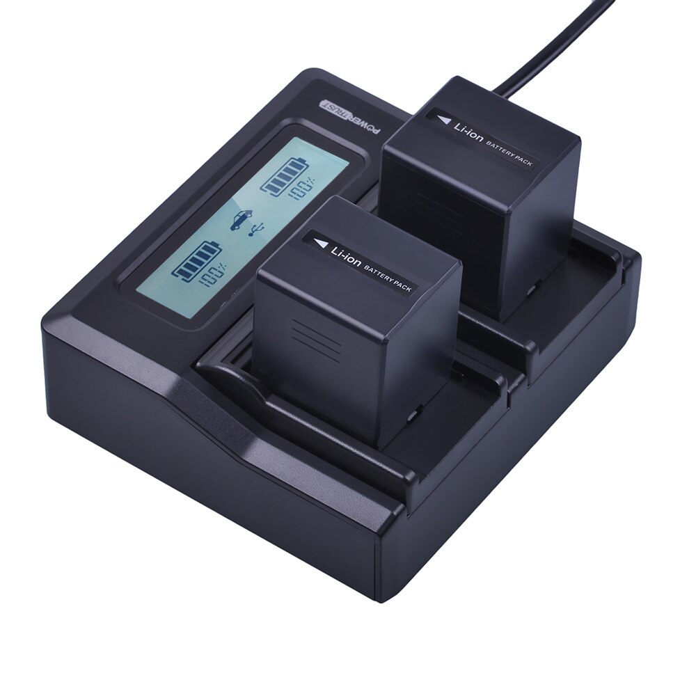 1x Rapid Dual Battery Charger for Panasonic CGA-DU06 CGA-DU07 CGA-DU12 CGA-DU14 CGA-DU21 VW-VBG070 VW-VBG130 VW-VBG260 Battery