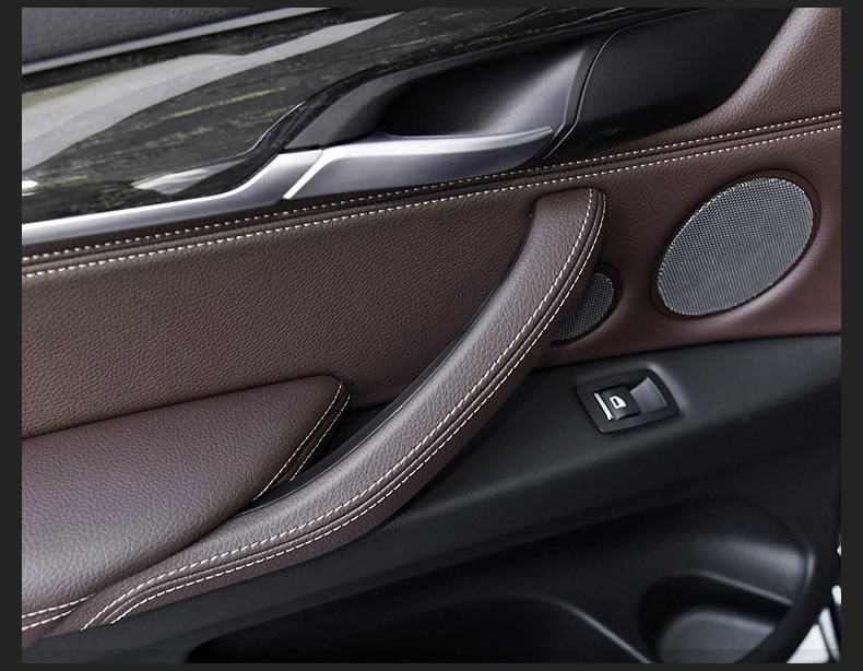 Izquierda/derecha manijas de puerta interior de coche manija de panel de puerta interior cubierta embellecedora de tirar para BMW E70 E71 E72 X5 X6 51416969402