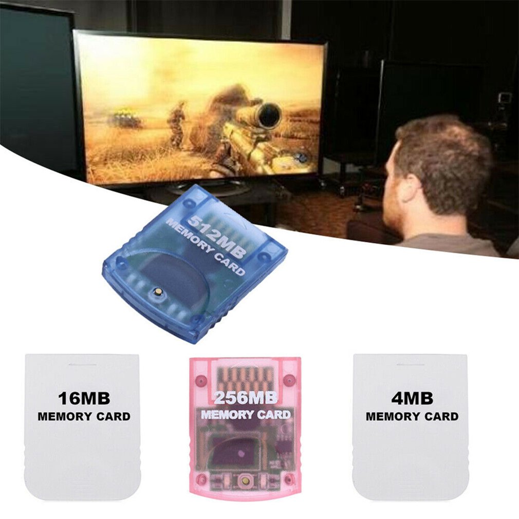 Practical Memory Card For Wii Gamecube Game 4MB~512MB 8192 Blocks Memorial Stick Memory Card For WII Version Games