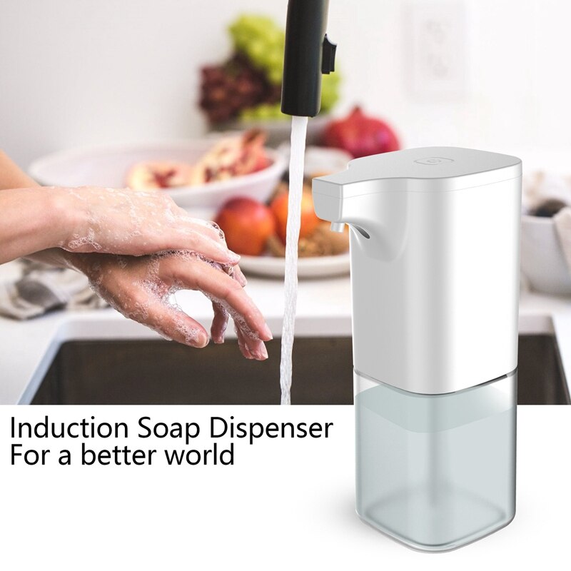 Soap Dispenser, Electric Automatic Foaming Soap Dispenser Touchless Battery Operated Adjustable Soap Dispenser Volume Control Sw
