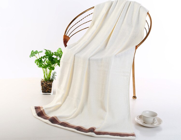 Zachte 100% Bamboe Machine Wasbaar Grote Badhanddoek 140*70 Cm Absorberende Handdoek Badkamer Handdoek