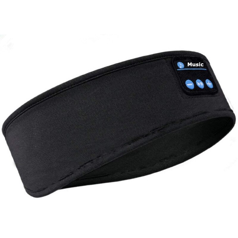 Bluetooth Slapen Hoofdtelefoon Hoofdband Dunne Zachte Elastische Comfortabele Draadloze Muziek Hoofdtelefoon Oogmasker Voor Side Sleeper: 01