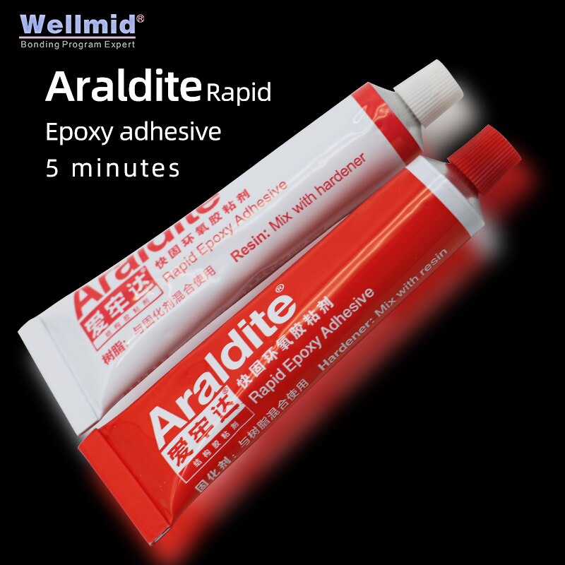 Araldite DIY Household 5 Mins Rapid AB Glue Resin Epoxy Adhesive 60g Furniture Bonds Jewelry Fast Repair Metal Plastics Ceramics
