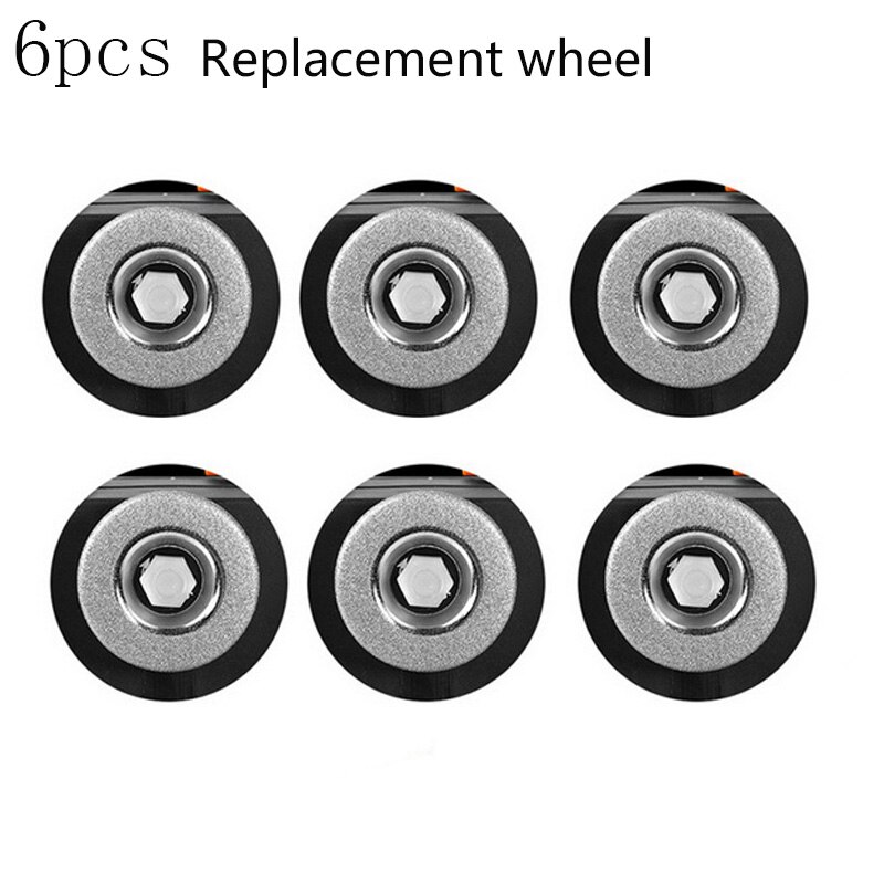 3 in1Multifunction Electric Knife Sharpener Drill Sharpening Machine Knife Scissor Sharpener Power Grinding Whetstone Grindstone: 6pcs