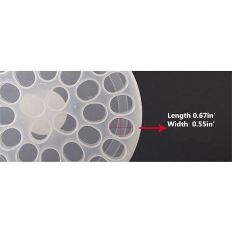 Plast rund almindelig tuschholder blyant skrivebord opbevaring organizer , 36 slot