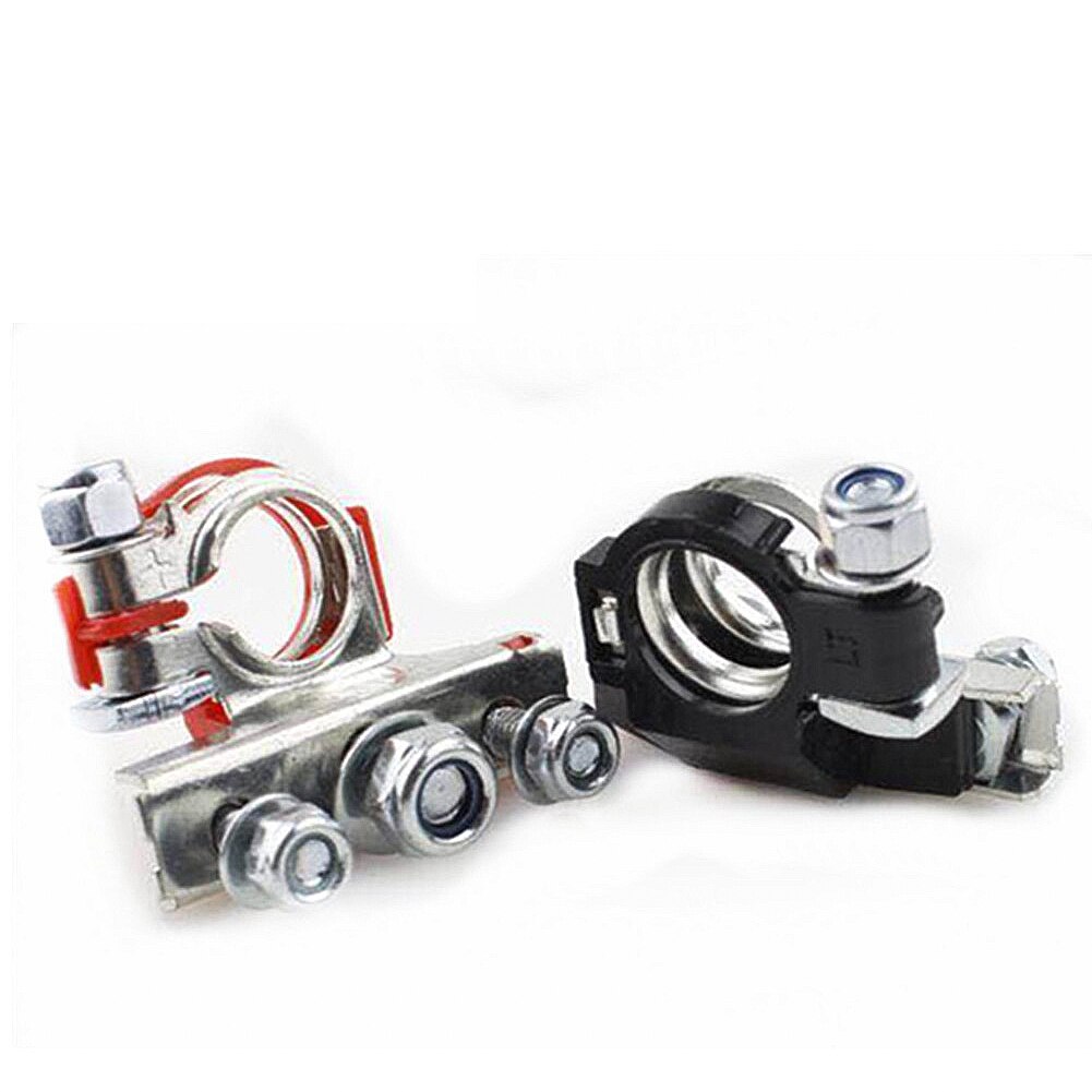 Battery Terminal Connectors with 3 Way, Top Post Battery Terminal Ends Copper Plate Positive and Negative Applicated in Car,Boat