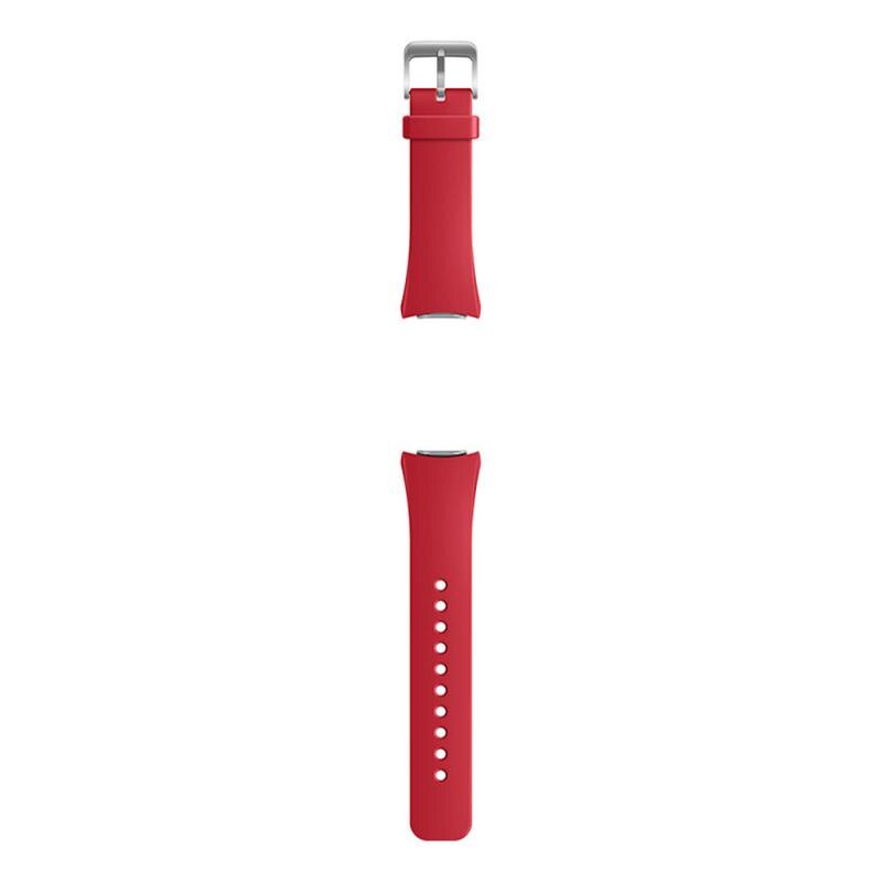 Para Samsung Gear S2 R720, reloj de pulsera de silicona, correa de repuesto para reloj, pulsera deportiva cromada, pulsera colorida de
