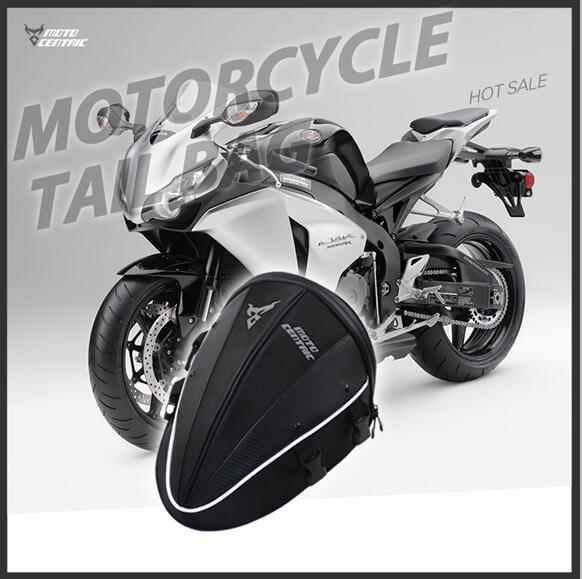 Bolsa trasera moto cross moto rcycle bolsa de asiento trasero oxford funda superior multifunción mochila de hombro impermeable mochilas surtidas: MC-Bag-070 Gray