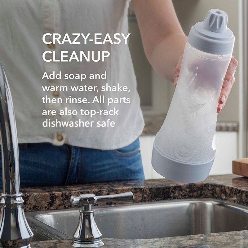 BMBY-1000Ml mezclador de tortitas, botella para panqueques, gofres, dispensador de Crepes