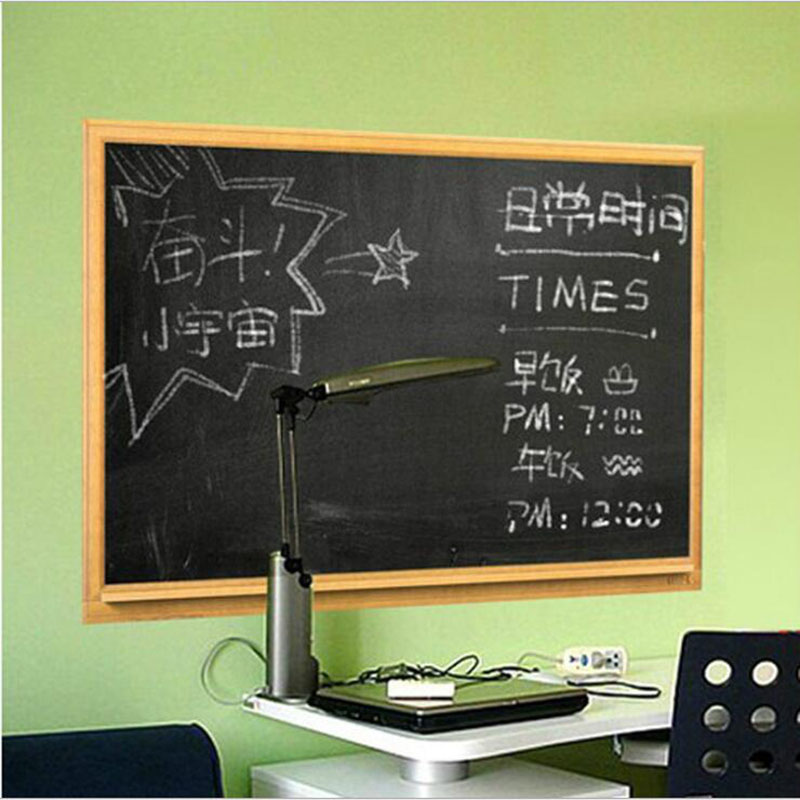 45x100cm Blackboard Sticker Removable Demolition Graffiti PVC Wall Green Learning Office Stationery Erasable Paste Sticker 1pc