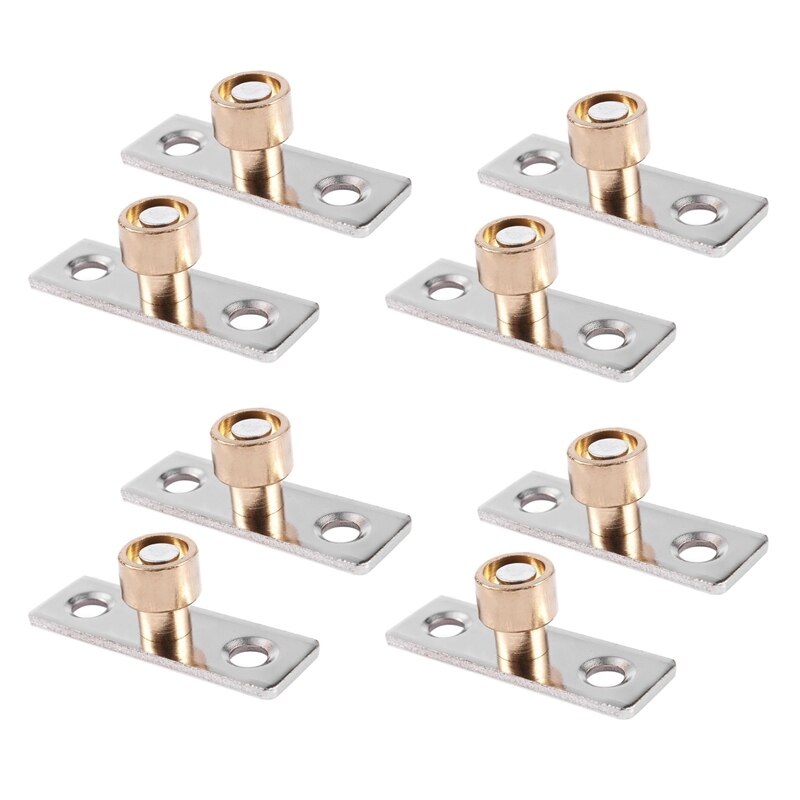 12mm Diameter Wooden Sliding Door Guide Metal Locator Stopper 8Pcs: Default Title