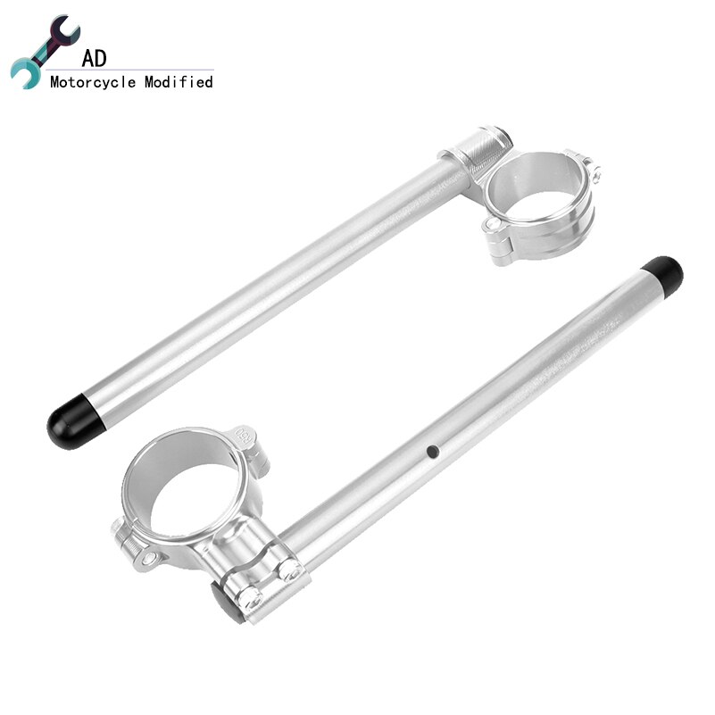 41mm For Triumph Thruxton to Racing Bike Handlebar Moto Adjustable Fork Handle bar Racer Motorcycle CNC Aluminum