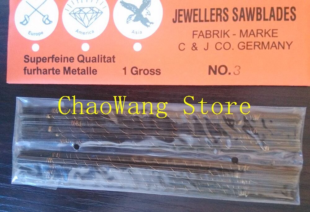 Golden Alps Jeweler's Saw Blade Value Pack, #2 To #4/0, 72 Blades