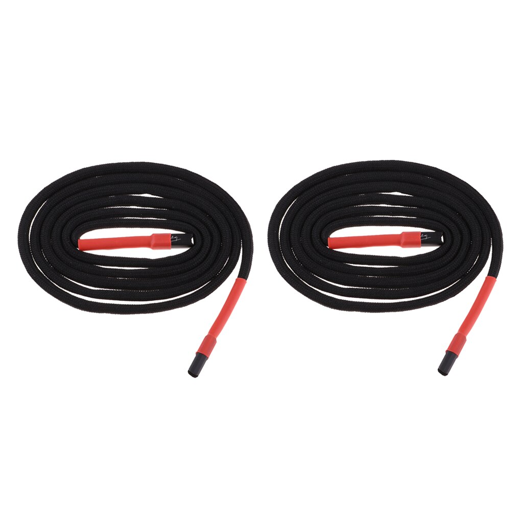 Paquete de 2 elegantes Pantalones de cordón con cordón y reemplazo de zapatas con puntas de Metal-Accesorios de ropa