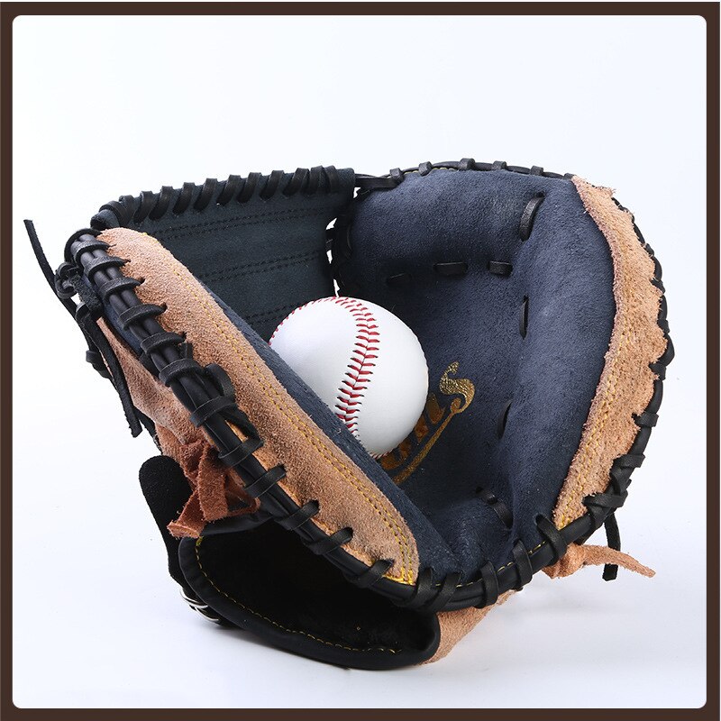 Luva de beisebol couro acessórios da mão esquerda equipamentos de beisebol treinamento prática beisbol accesorios softball luvas rebatidas