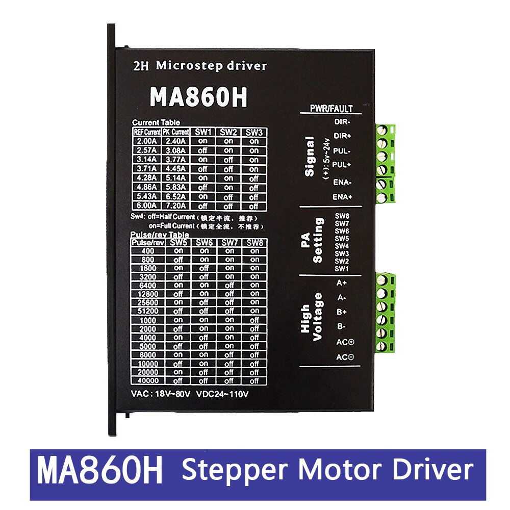 DM860H Dsp Digitale NEMA23/NEMA34 Stappenmotor Driver Met Ventilator