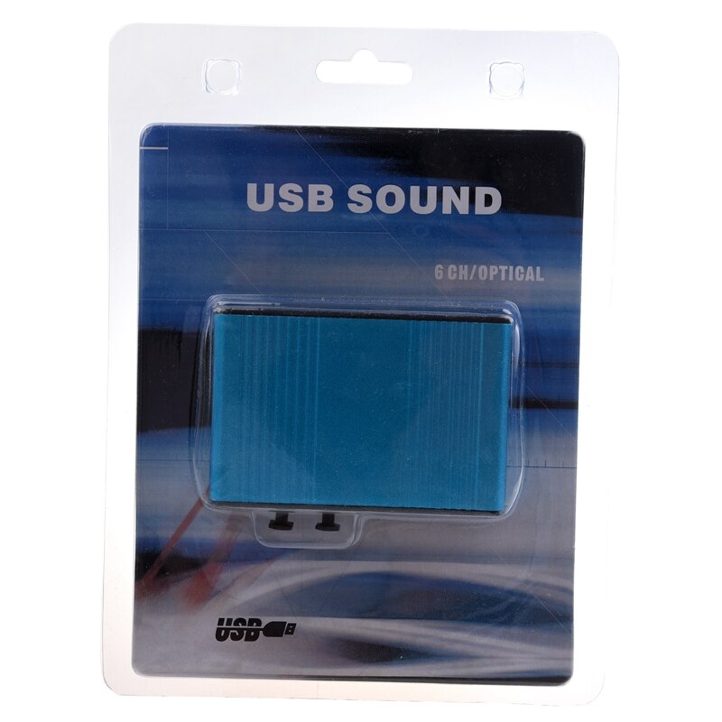 USB 6 Channel 5.1 External Audio Sound Card SPDIF