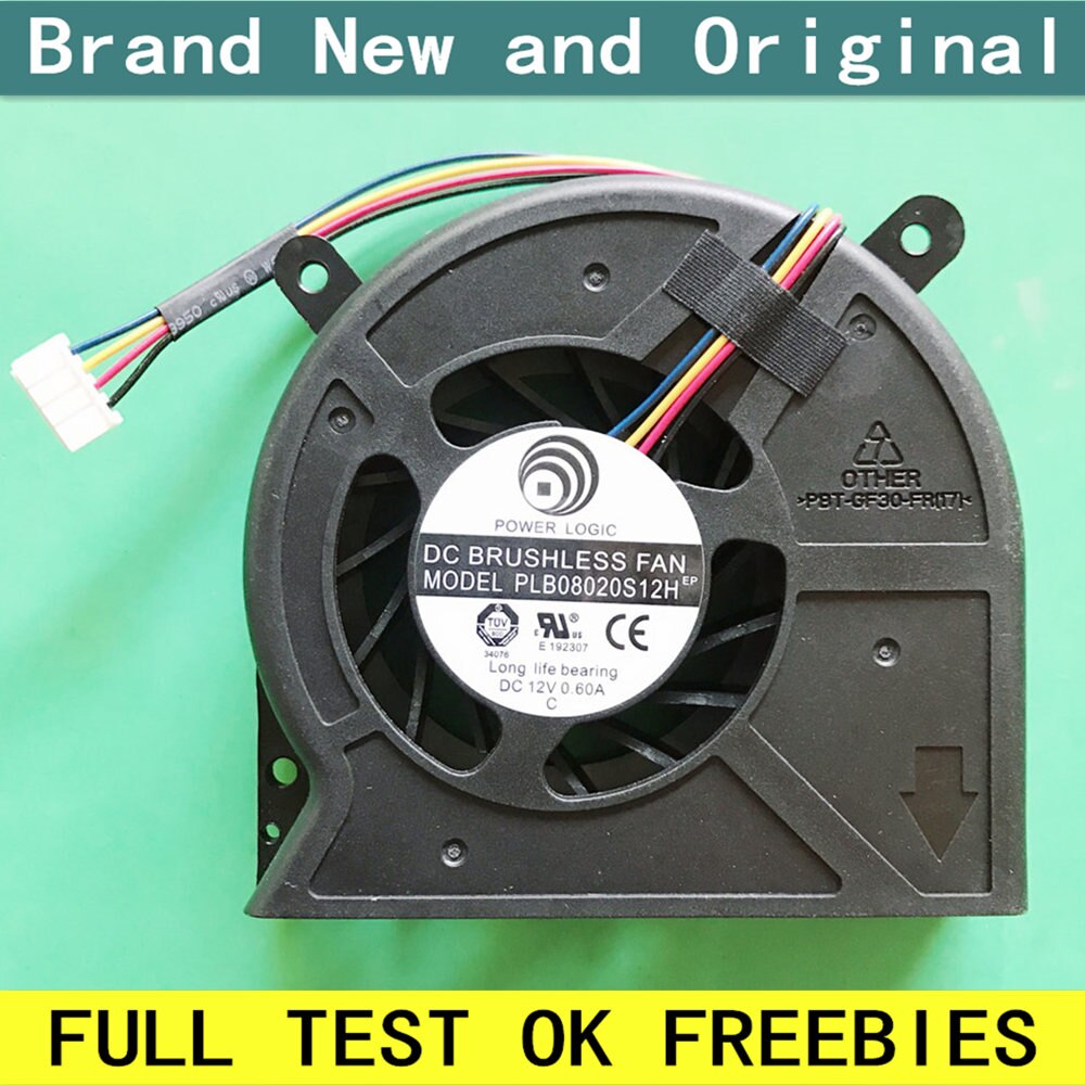 Laptop CPU COOLING FAN For MSI WIND TOP AE2050 CPU COOLING FAN COOLER POWER LOGIC PLB08020S12H 12V 0.6A ALL-IN-ONE AIO PC