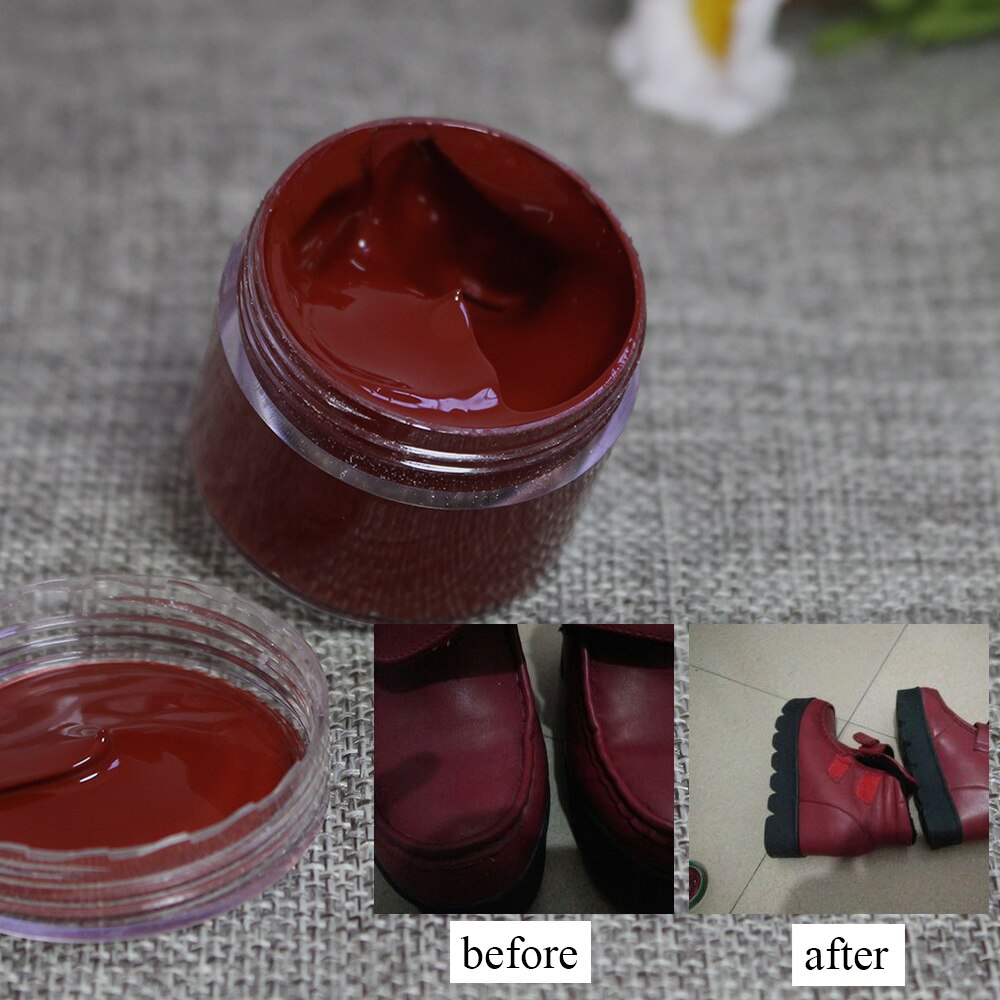 Peinture en cuir marron spécialement utilisé pour peindre le canapé en cuir, les sacs, les chaussures et les vêtements, Etc.