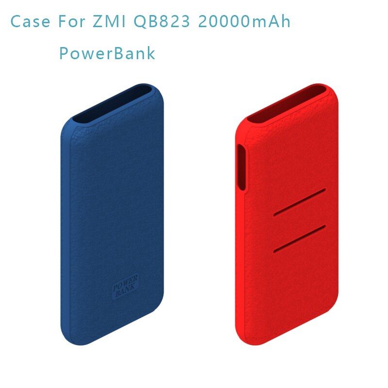 QB823 QB820 Siliconen Case Cover Voor Zmi Paars Mi Power Bank 10 Pro 20000mA Pouch 65W No.10 Power Bank qc 3.0 Snel Opladen