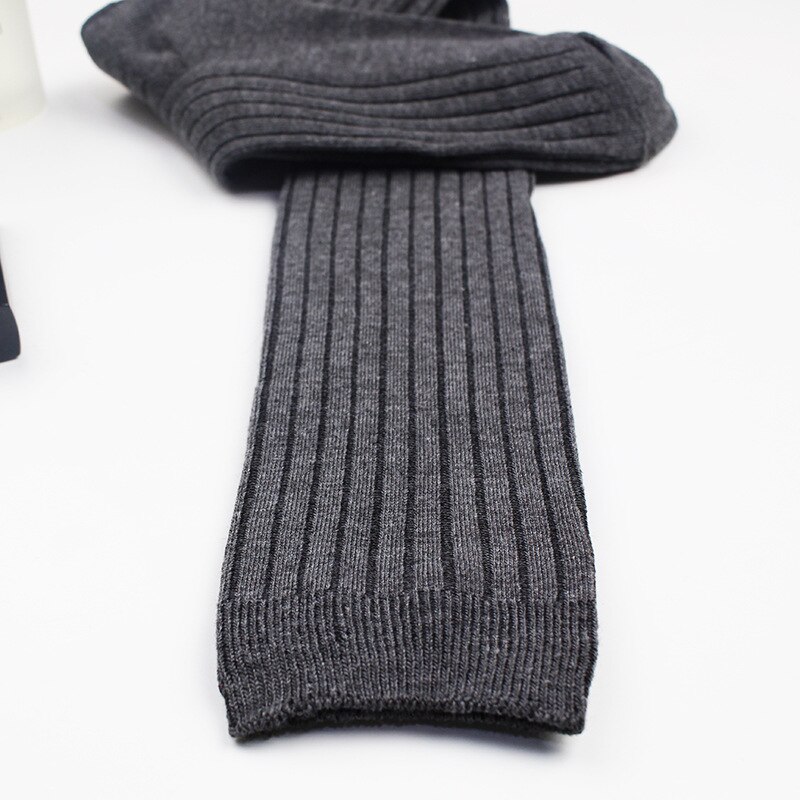 1 paar dames meisjes overknee sokken lente herfst winter warme gebreide zachte dij hoge lange sokken effen kleur losse kousen