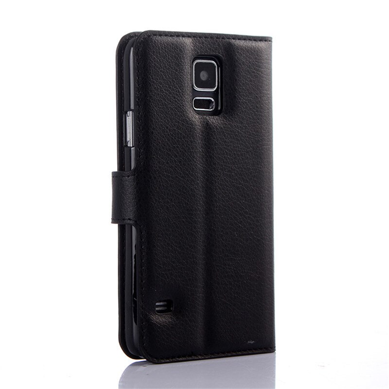 Leather Flip Wallet Case For Samsung Galaxy S5 Neo SM-G903F S5 i9600 G900F GT-I9600 Classic Case For Samsung S5 Mini Cover