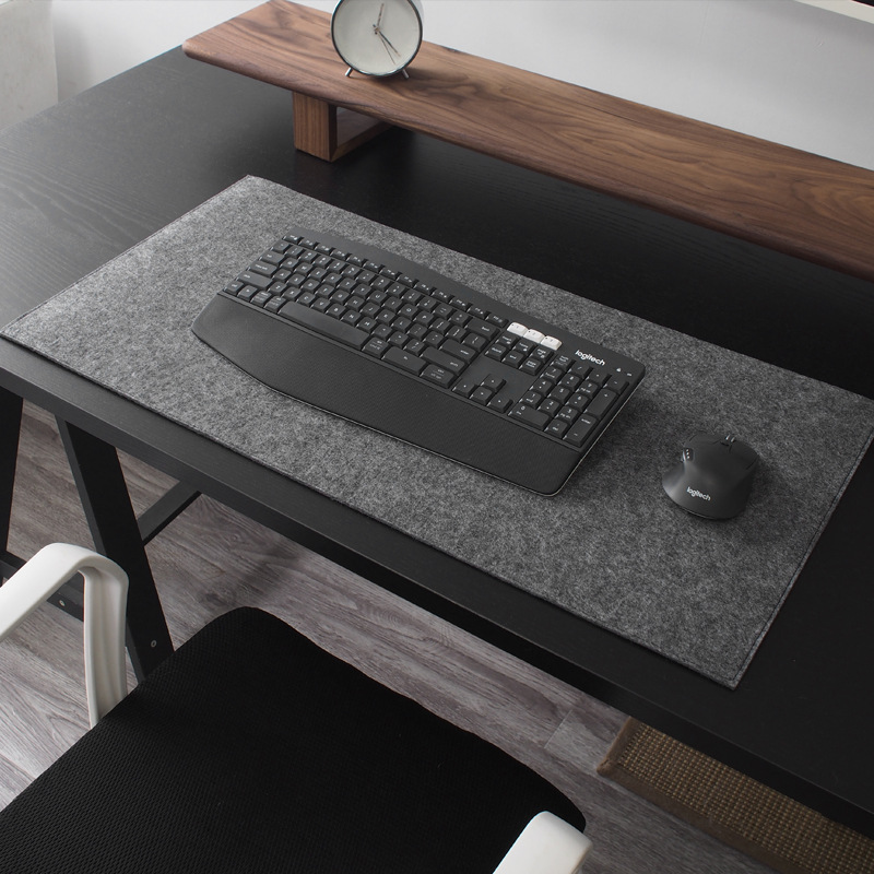 Wool Felt mouse pad mat Large XXL Office Computer Desk Table Keyboard Big Mouse Pad Laptop Cushion Desk Non-slip Gamer Mousepad
