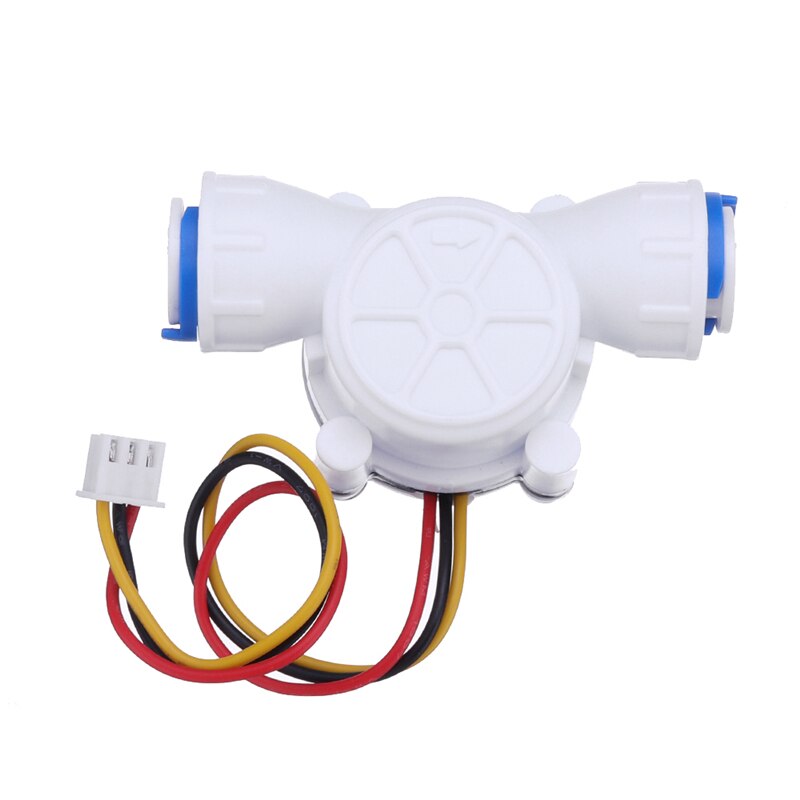 0.3-10 L/min 3/8"Quick Fit Plastic TurbineHall Meter Water Flow Sensor Flow Rate Control for Water Liquid OD10/9 MM Connect Pie