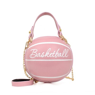 Borsa da basket in pelle femminile 2020 nuove borse a sfera per adolescenti borse a tracolla da donna borse a tracolla a catena con personalità a tracolla: 1