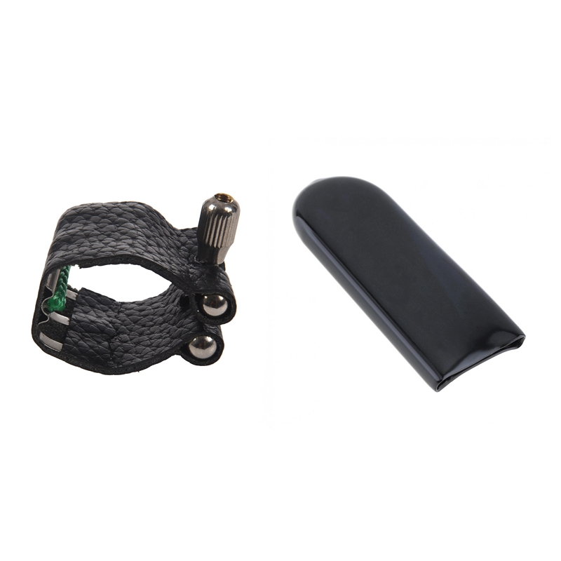 1 pc marking nozzle lock ligature with direction & 1 pc saxophone thumb rest saver cushion pad finger protector: Default Title