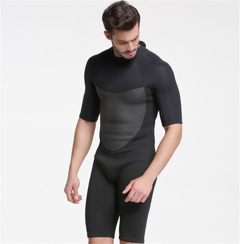 Sbart Men's 2mm Short Sleeve Wetsuit - Warm Neoprene for Surfing, Diving, Swimming, Snorkeling