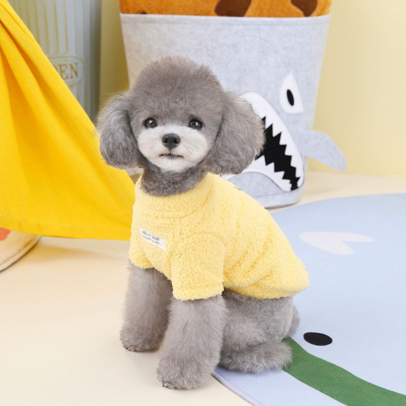 Ropa cálida de invierno para perros, suéter para perros pequeños, abrigo de felpa para perros, chaqueta suave para cachorros, ropa para Chihuahua Bichon, ropa para gatos: 8xl / Verde