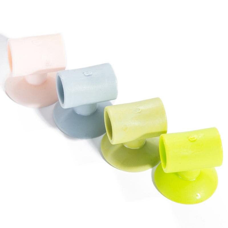 2PC Wall Hit Protector Doorknob Wall Sucker Door Accidentally Close Preventer Anti-collision Mute Crash Lock Door Handle Stopper