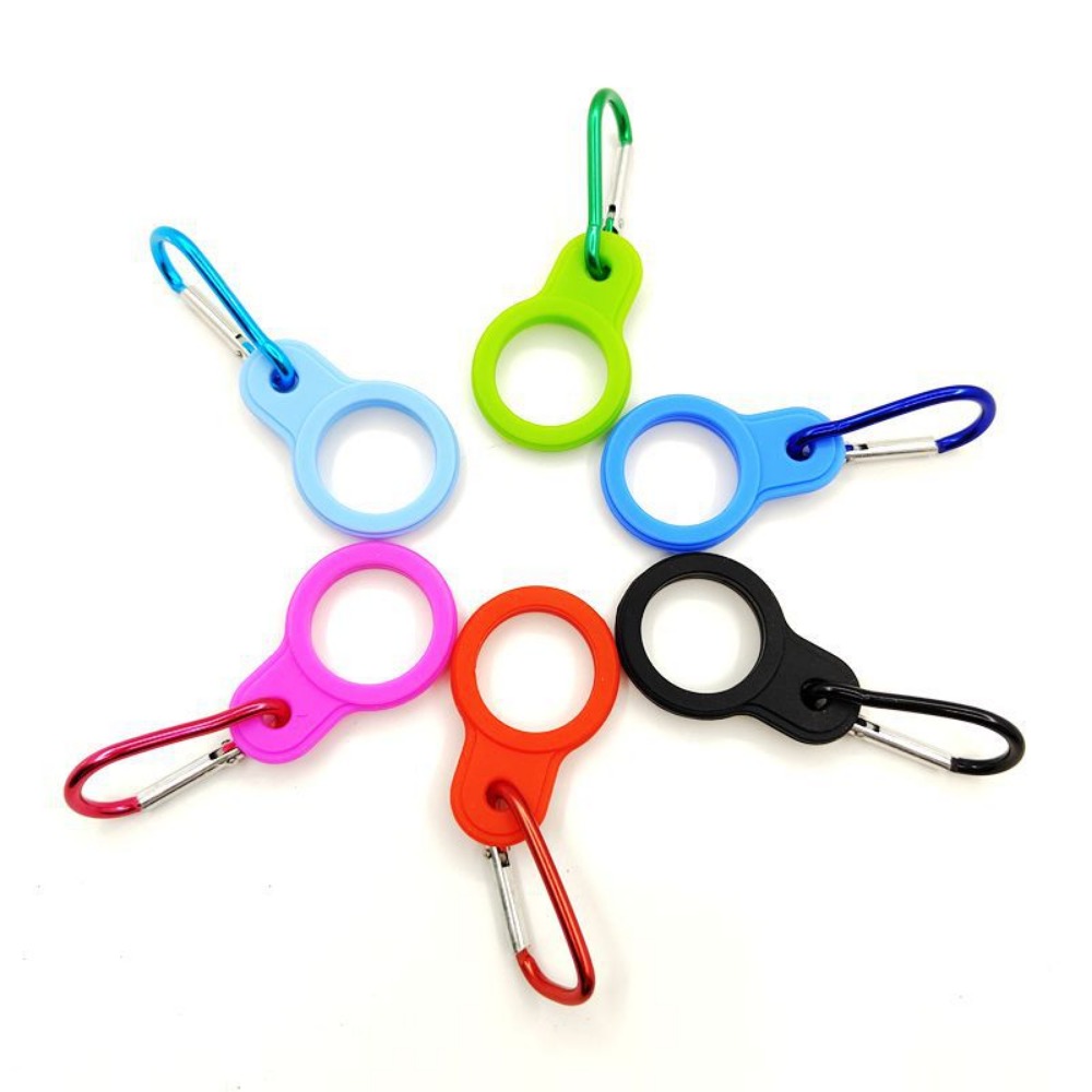 Porte-bouteille d'eau, boucles en caoutchouc, crochet de bouilloire de sport, mousqueton d'extérieur, outil de Camping et de randonnée, équipement de Camping