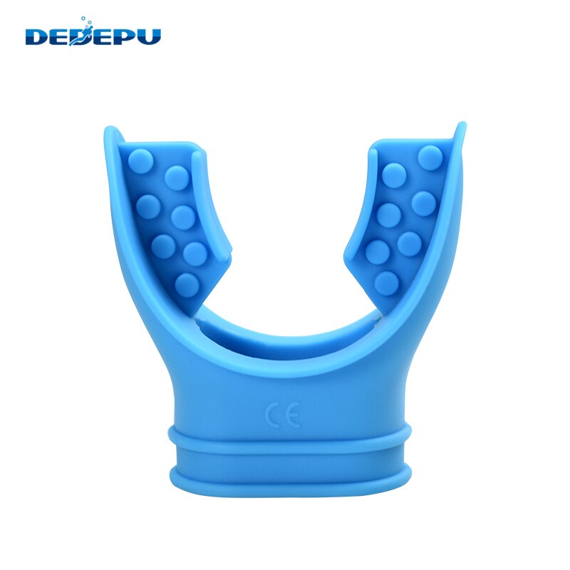 DEDEPU Silicone Bite Mouthpiece Diving Scuba Dive Snorkel Mouth Piece Diving Swimming Cylinder Breathing Equipment: Red