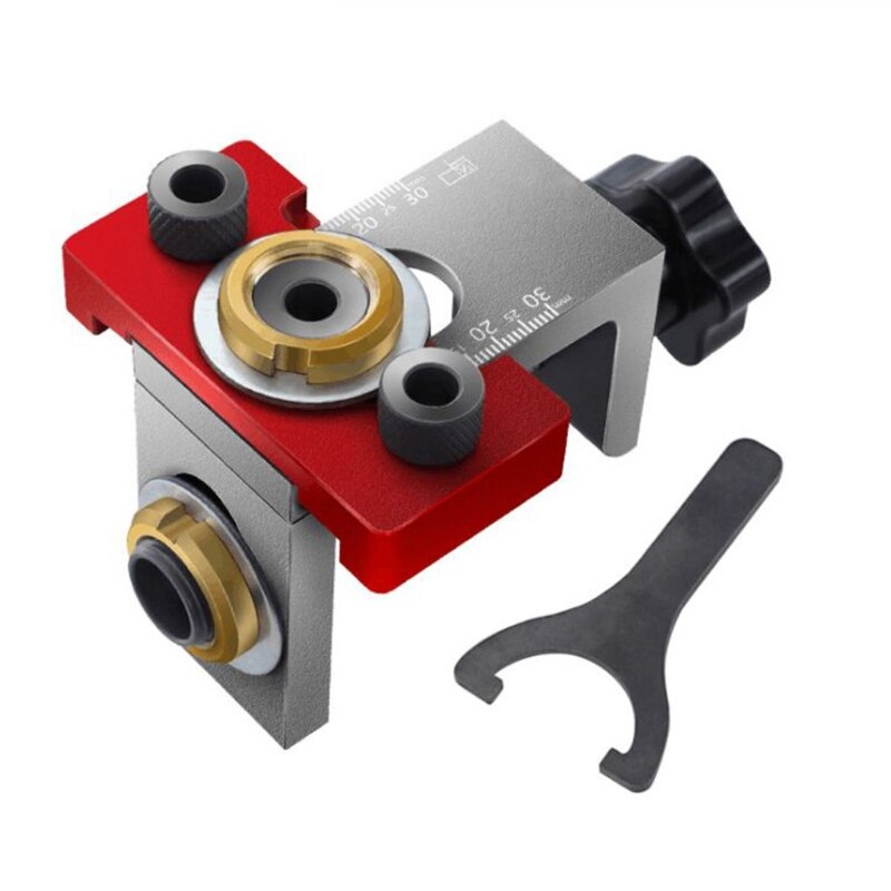 3-in-1 Doweling Jig Woodworking Joinery Hole Drill Guide Self Centering Punching Locator Tool Cabinet Hardware Jig: A