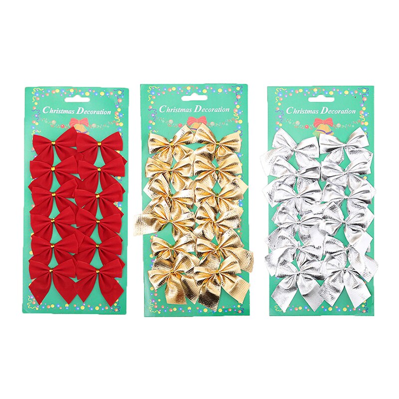 Goud zilver lint strikken kerstversiering strikken kerstboomversiering