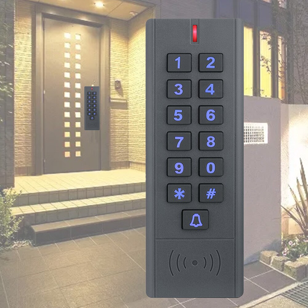 Office House Protection ABS Entry Lock Door Access Controller Reader Home Security Waterproof Card Password Electric Panel