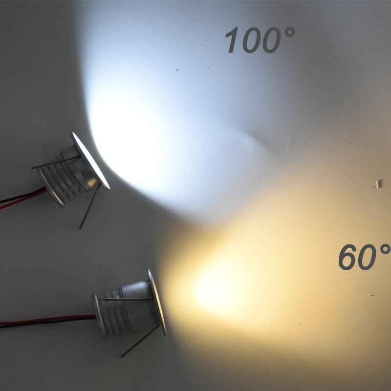 1w 2w 3w 4w mini-lanterner led-spotlight downlight vitrineskap barbord tak innebygd trapp innendørs led  dc 12v-24v